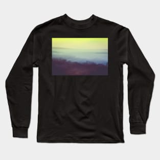 Coastal Seascape Abstract Long Exposure Long Sleeve T-Shirt